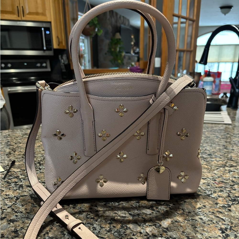 Kate Spade Margaux Purse- blush pink with gold